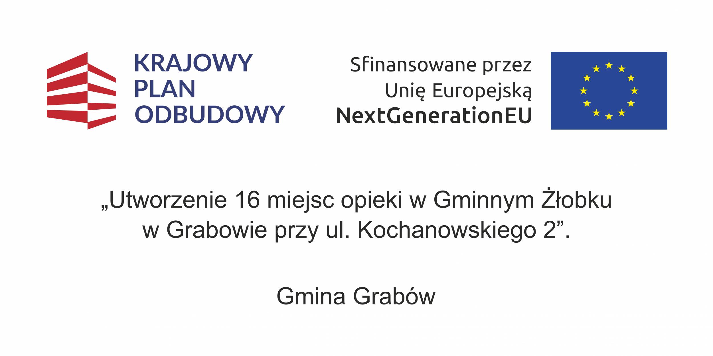 „Utworzenie 16 miejsc opieki w ramach programu „MALUCH+”
