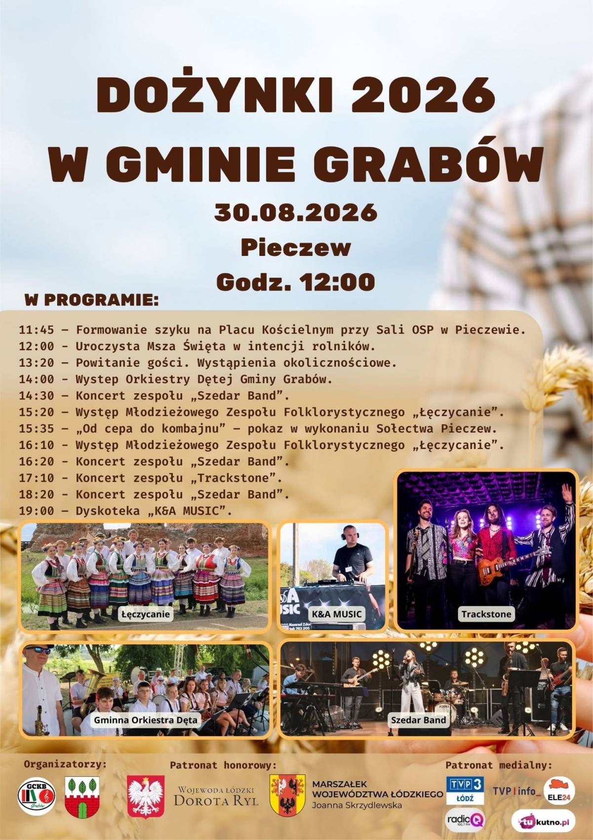 DOŻYNKI 2026 W GMINIE GRABÓW