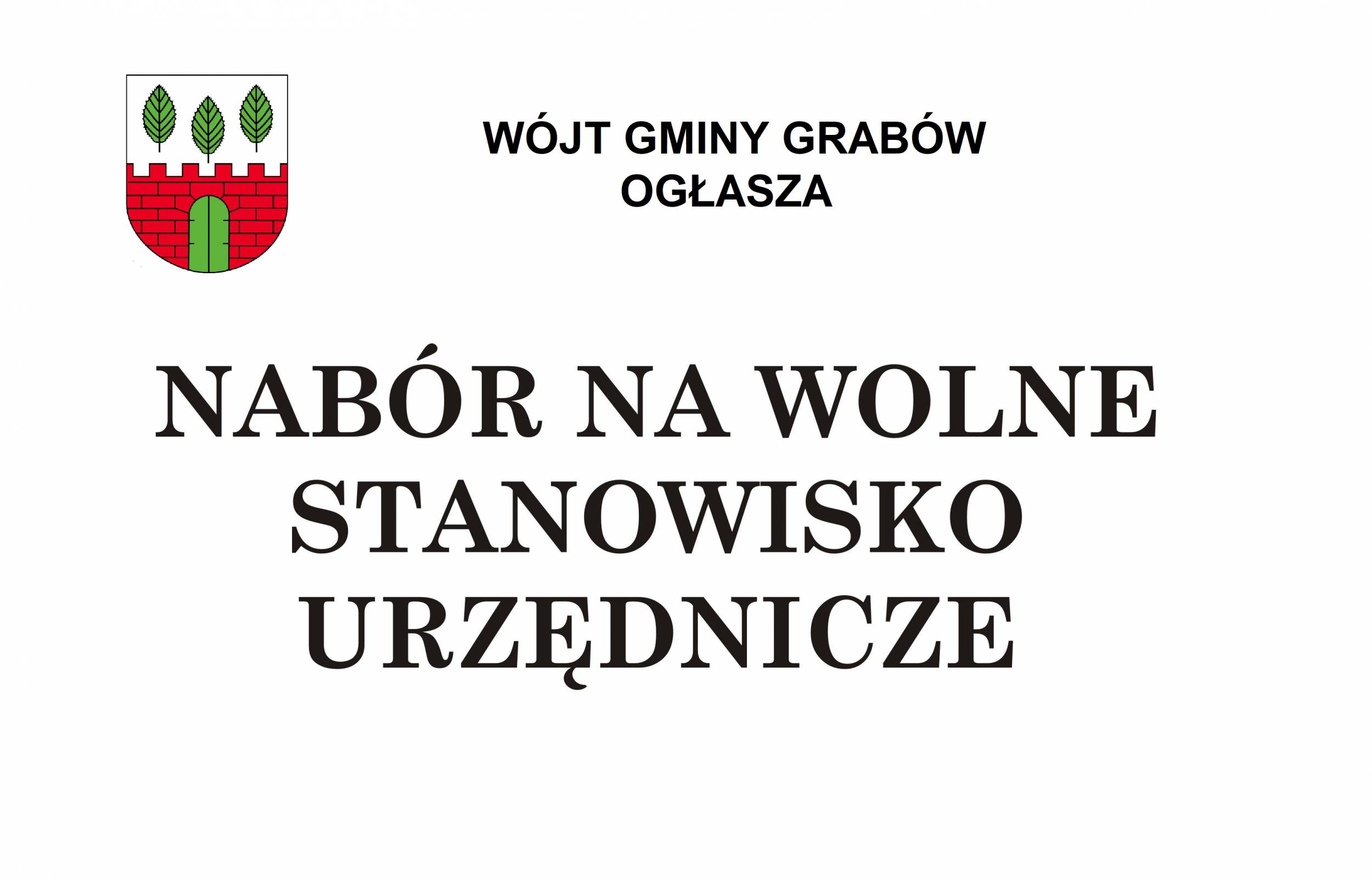 Nabór na stanowisko ds. inwestycyjnych, przetargów i drogownictwa