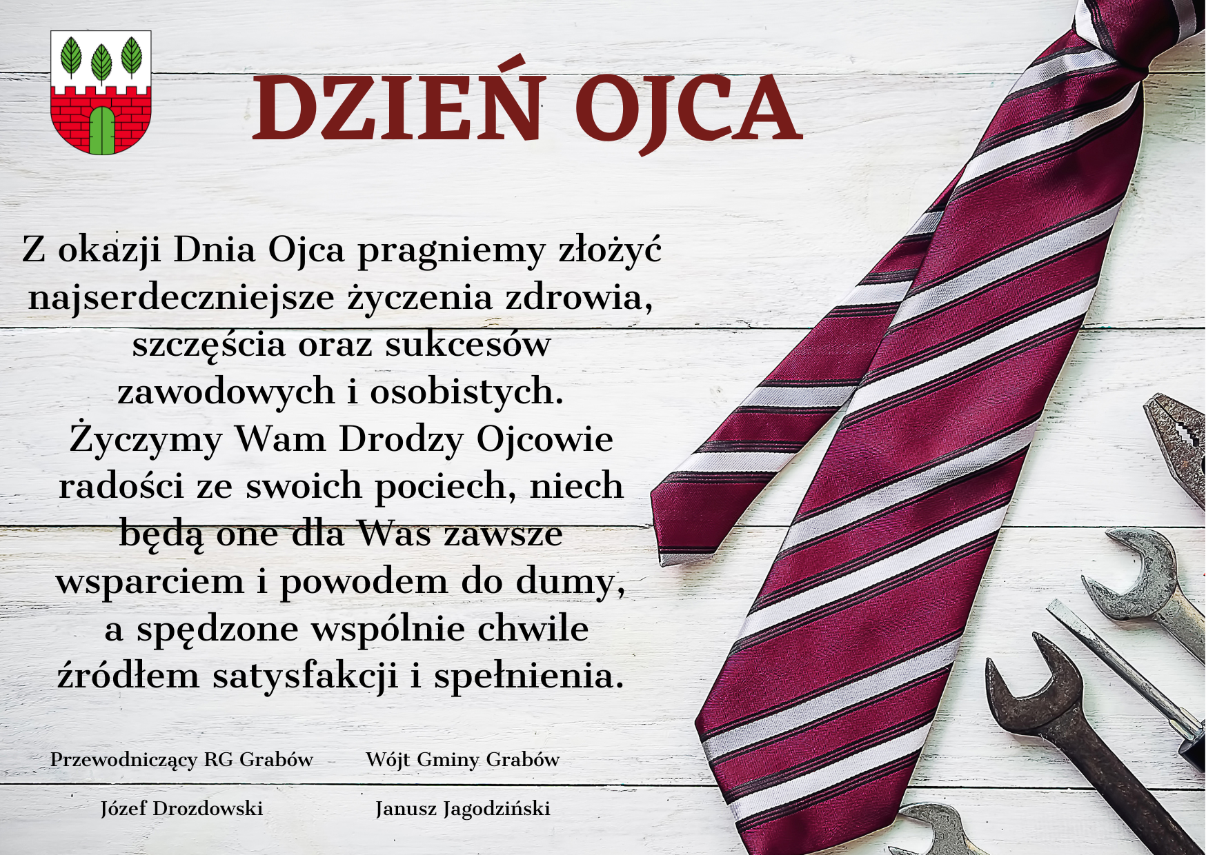 Życzenia z okazji Dnia Ojca