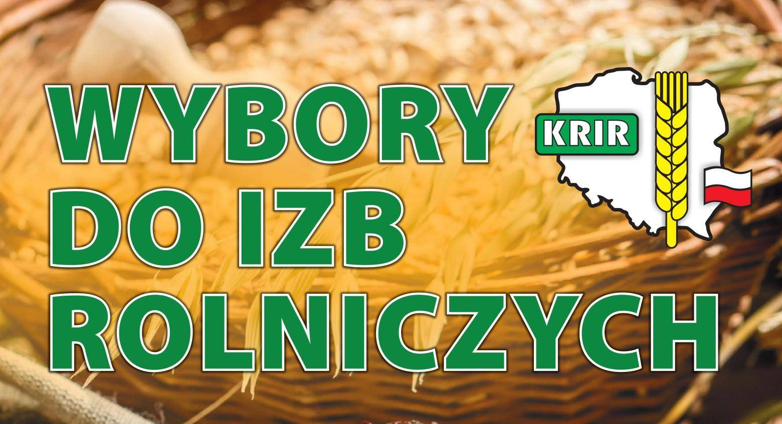 Wybory do Izb Rolniczych - OBWIESZCZENIE