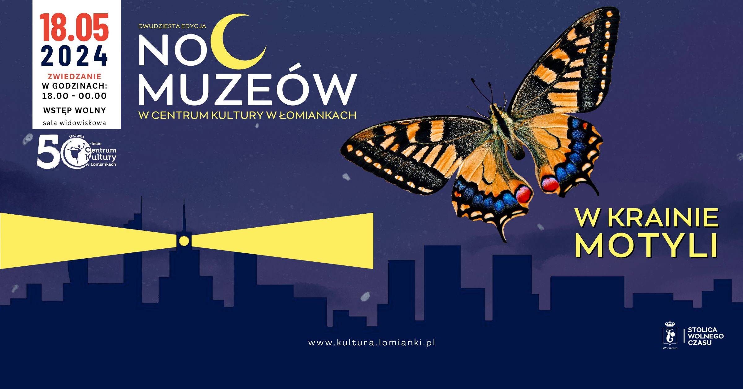 „Noc Muzeów 2024: W krainie motyli”