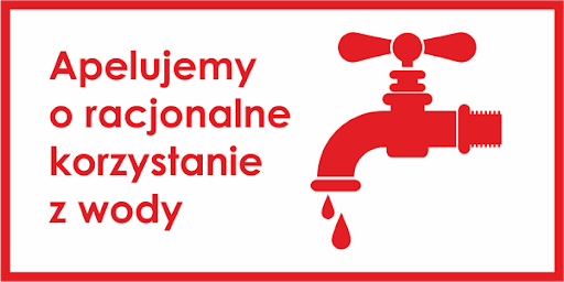 Apel o racjonalne korzystanie z wody